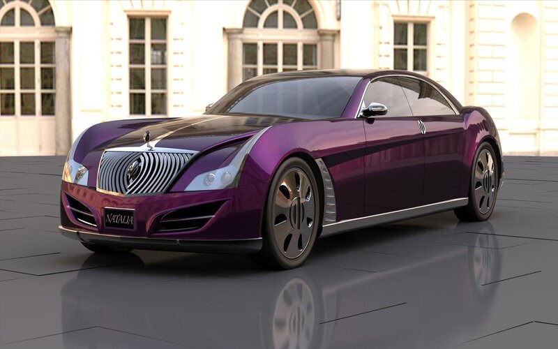 Purple Luxury Car — Serene