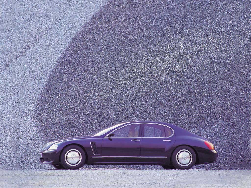 purple luxury sedan