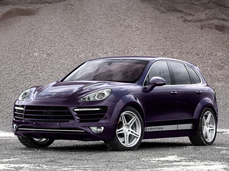 purple luxury SUV