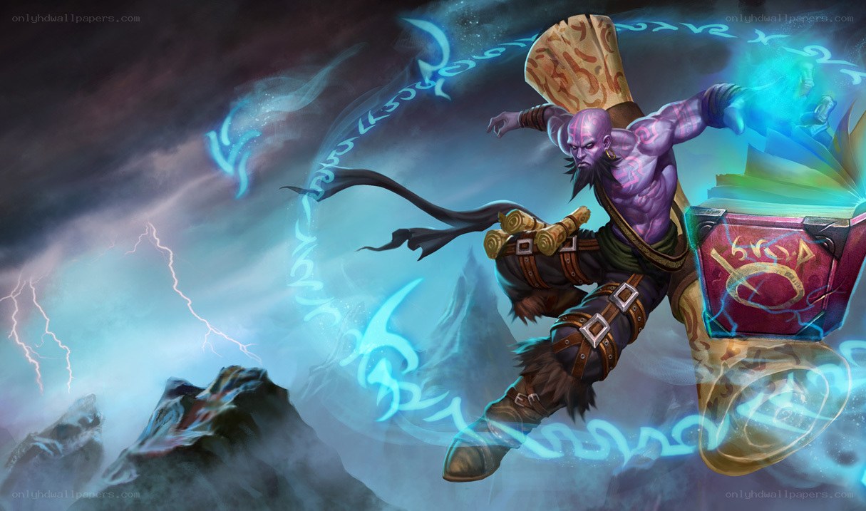 purple mage in storm
