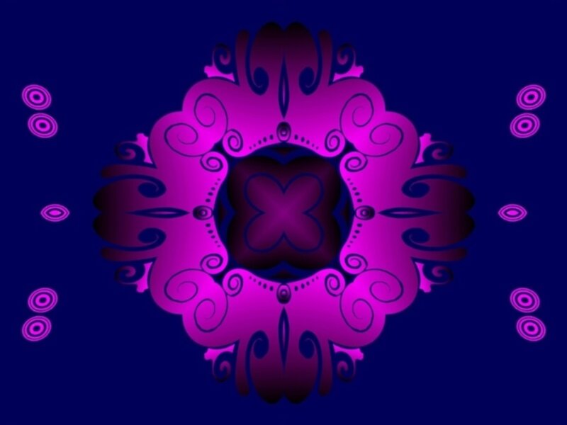 Purple Mandala Design — Hypnotic