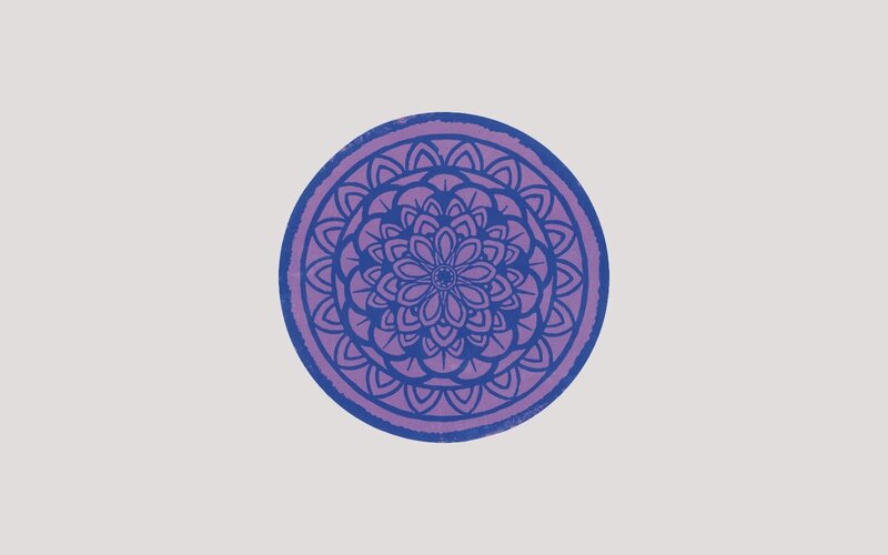purple mandala design