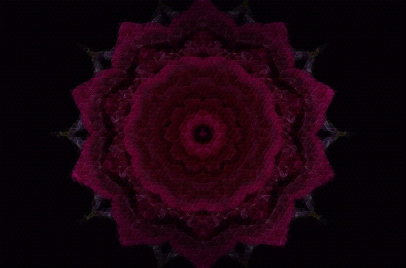 Purple Mandala Flower