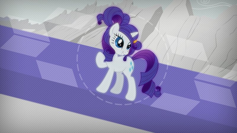 Purple-maned Pony — Purple, Calm