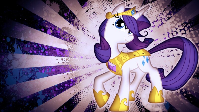 Purple-maned Pony — Purple, Dramatic, Digital Art, Crown
