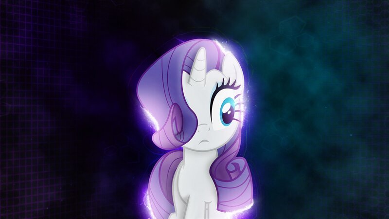Purple-maned Pony — Purple, Dramatic, Digital Art