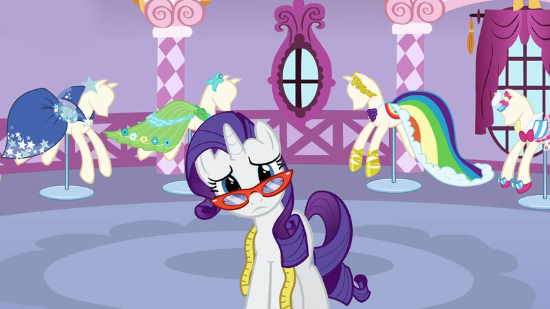 Purple-maned Pony with Glasses