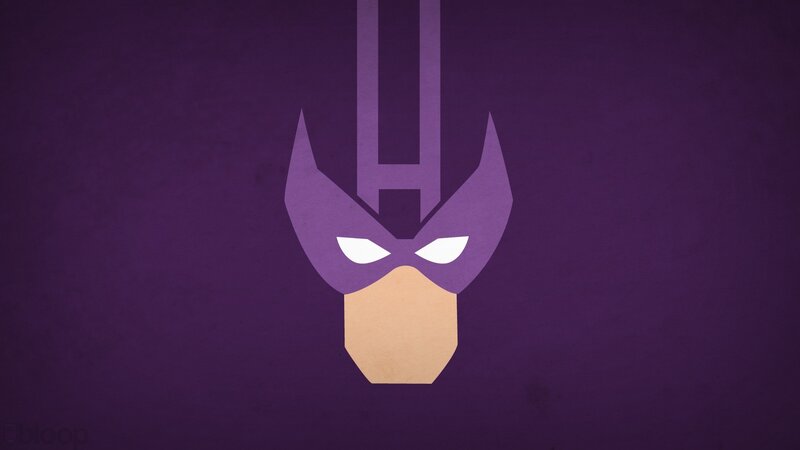 Purple Mask with White Eyes