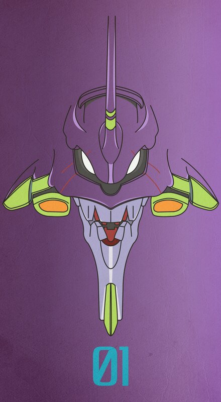 Purple Mecha Head — Dramatic, Digital Art, Green Accents