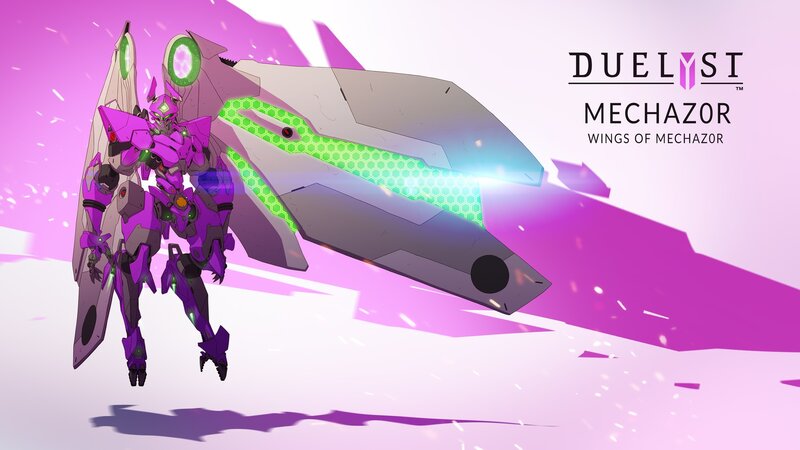 Purple Mecha Robot — Dramatic, Digital Art, Mech, Wings