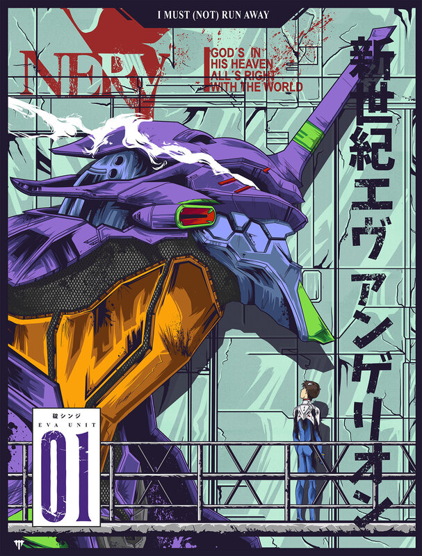 Purple Mecha Robot — Dramatic, Manga, Mech
