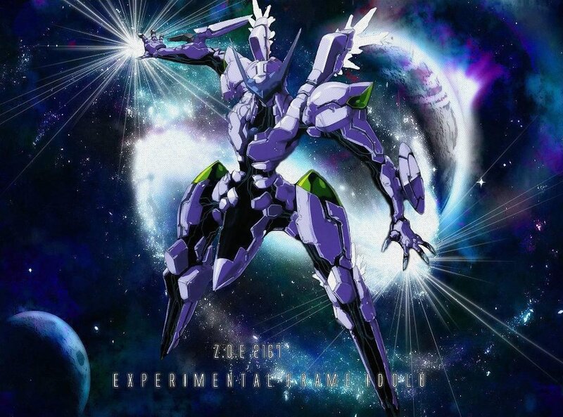 Purple Mecha Robot — Dramatic, Night