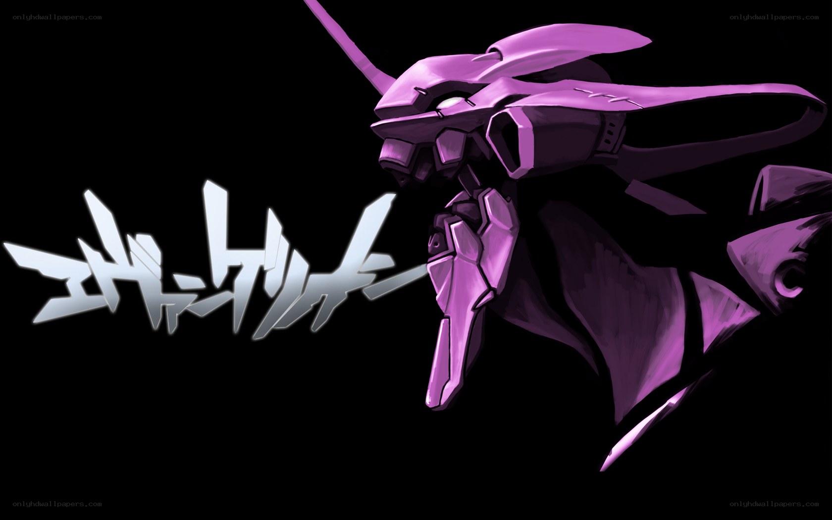 purple mecha robot