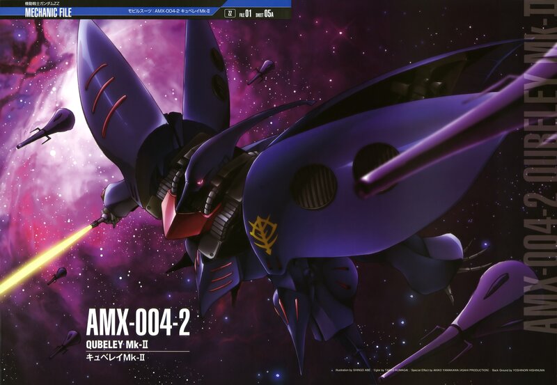 Purple Mobile Suit — Dramatic, Night, Anime