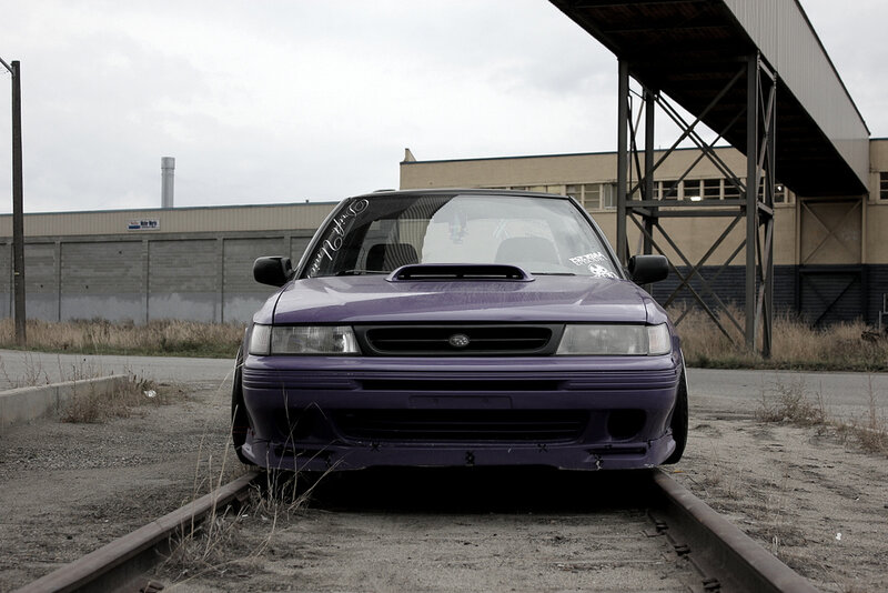 Purple Modified Car