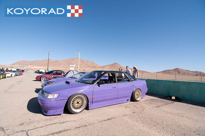 Purple Modified Sedan — Outdoor