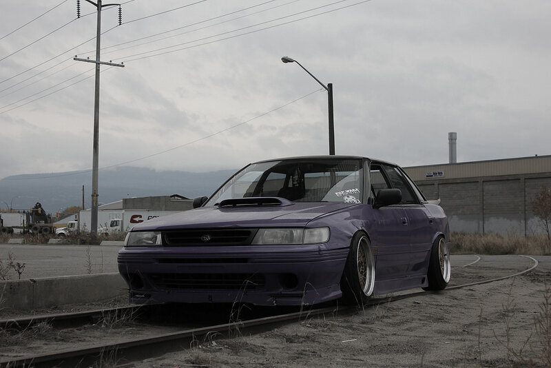 Purple Modified Sedan