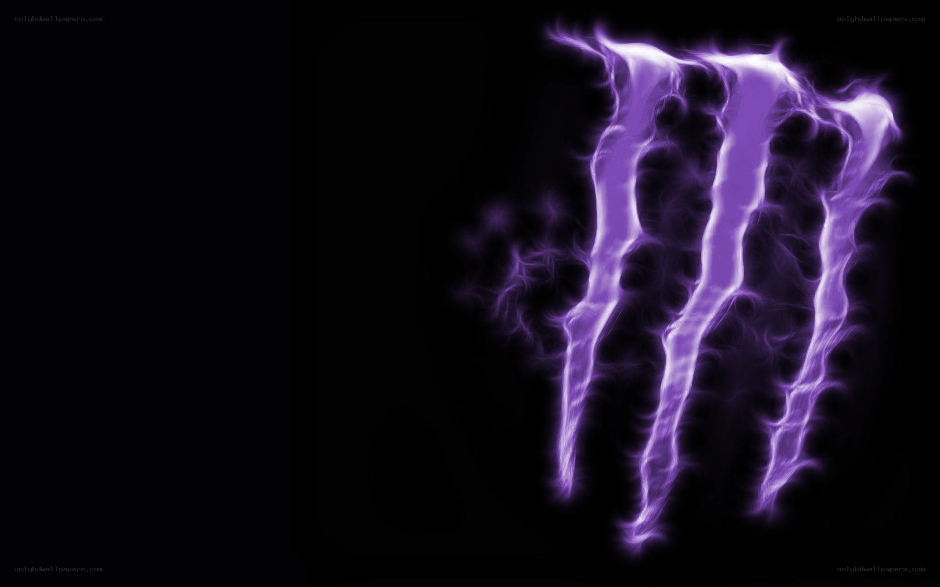purple monster energy logo