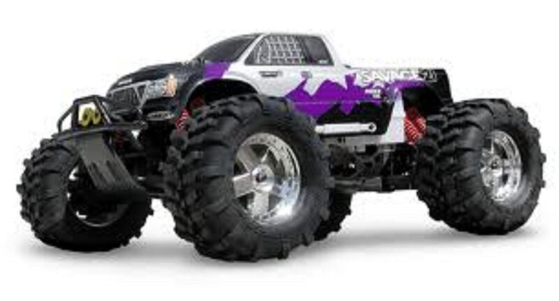 Purple Monster Truck