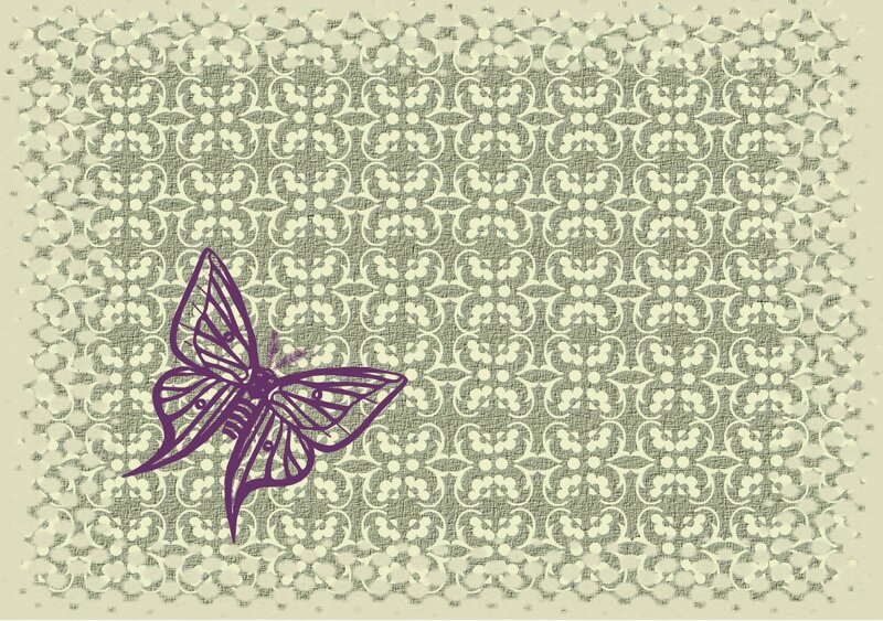 Purple Moth Illustration