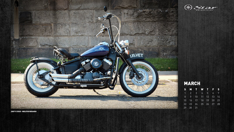 Purple Motorcycle — Black