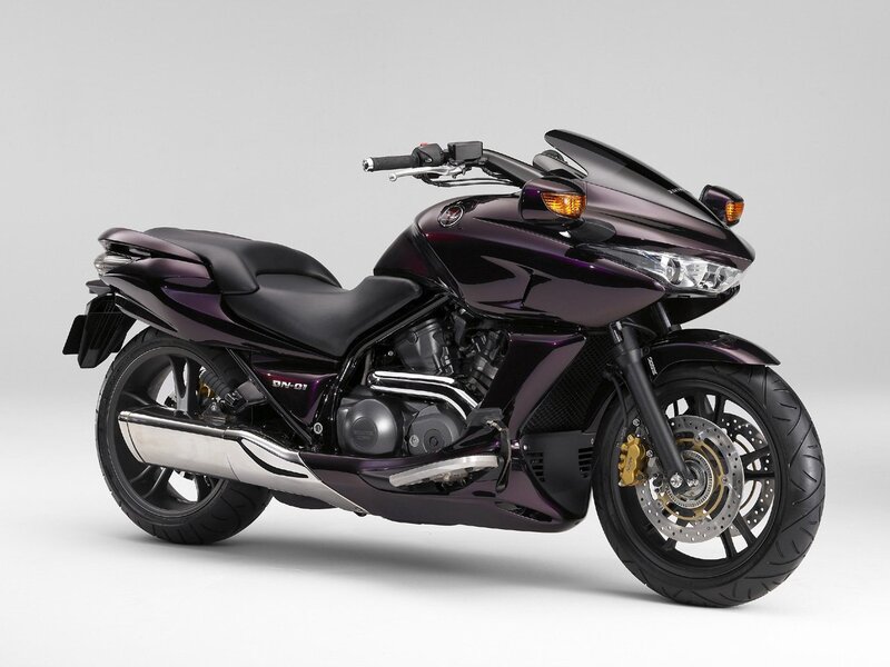 Purple Motorcycle — Neutral, Photograph