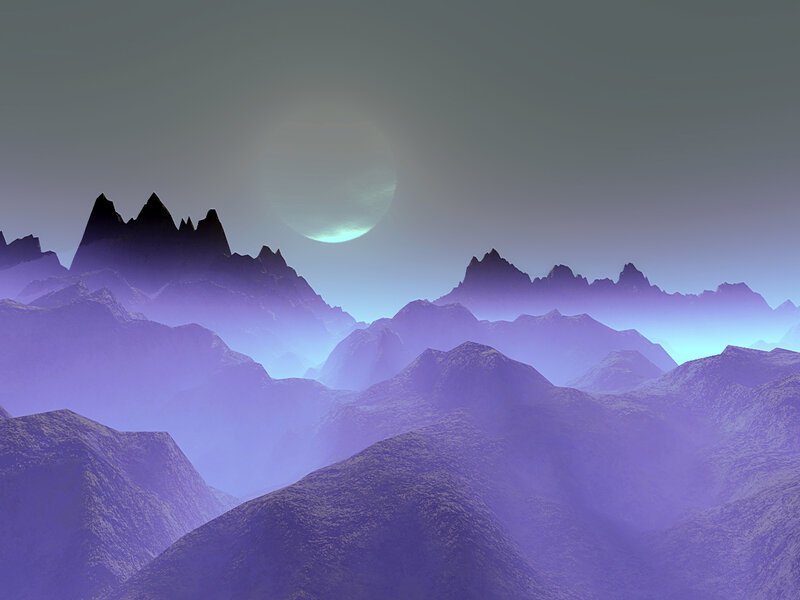 Purple Mountain Range — Serene