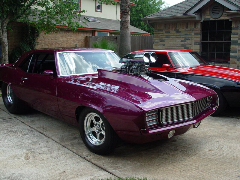 Purple Muscle Car — Calm