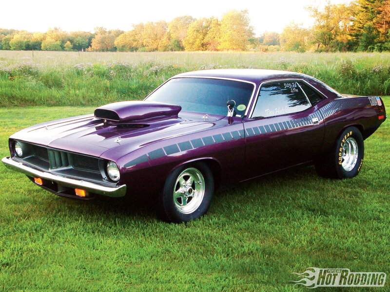 Purple Muscle Car — Serene