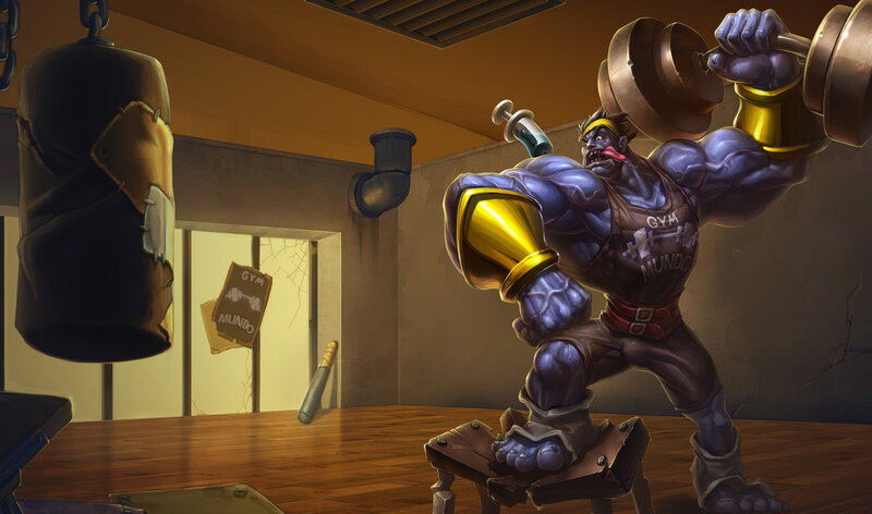 Purple Muscular Character