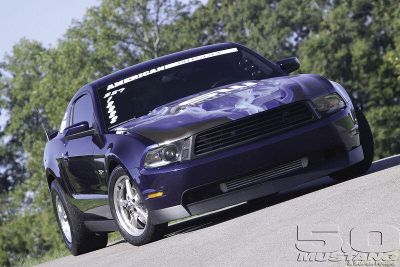 Purple Mustang Car — Dynamic