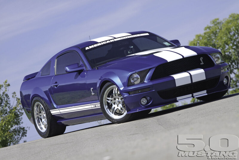 Purple Mustang Car