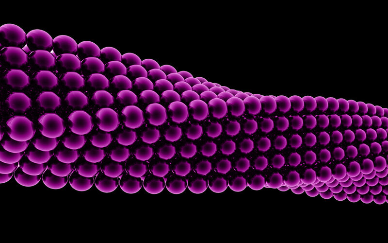 purple nanotube structure
