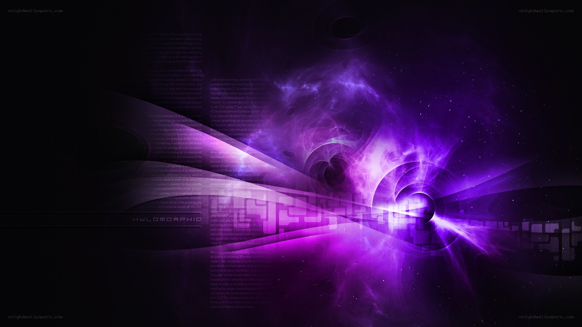 purple nebula abstract background