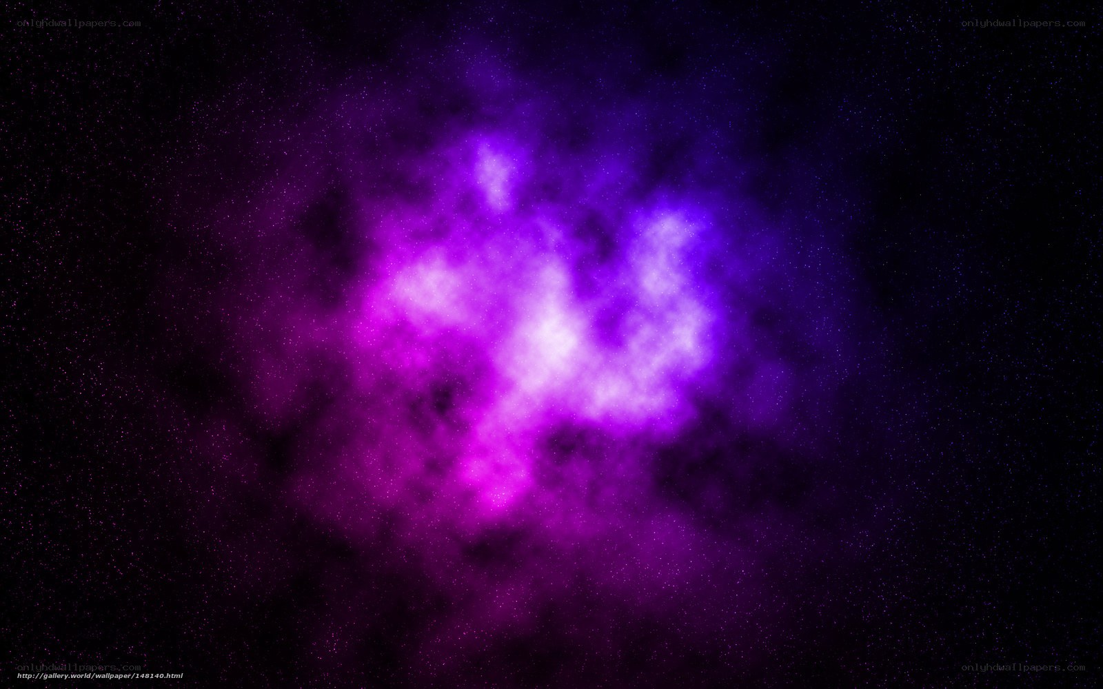 purple nebula in space