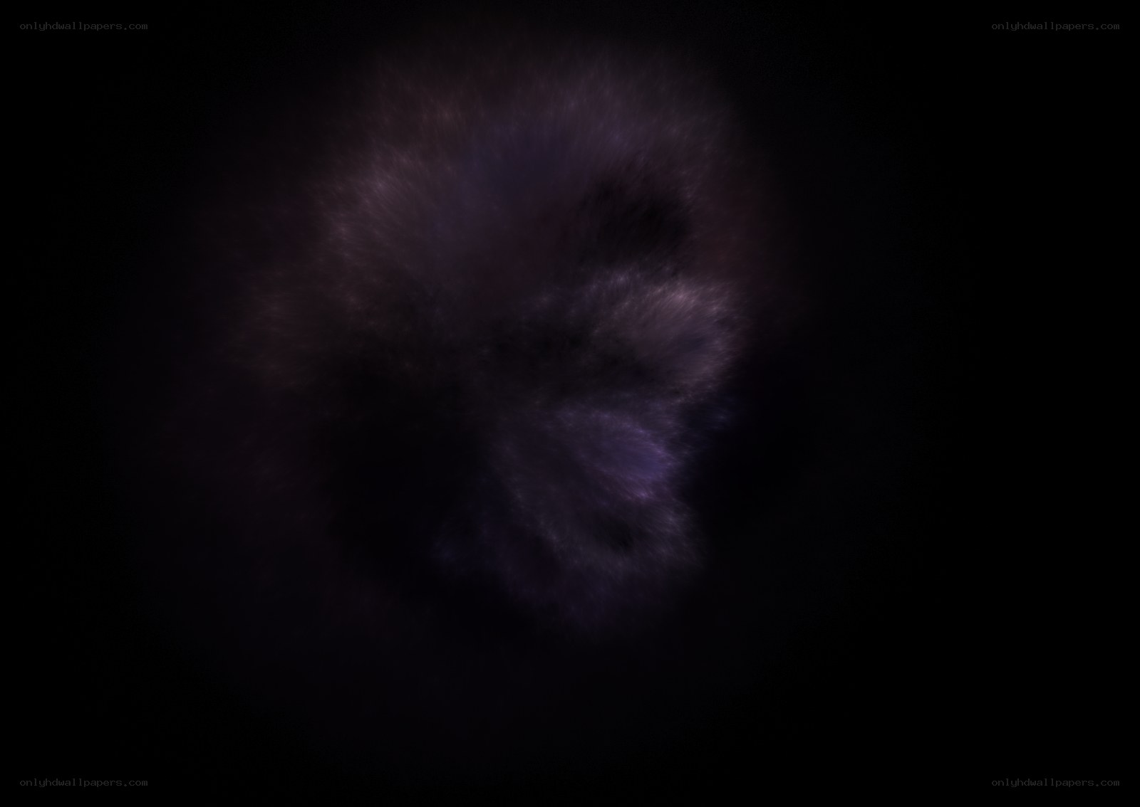 purple nebula in space