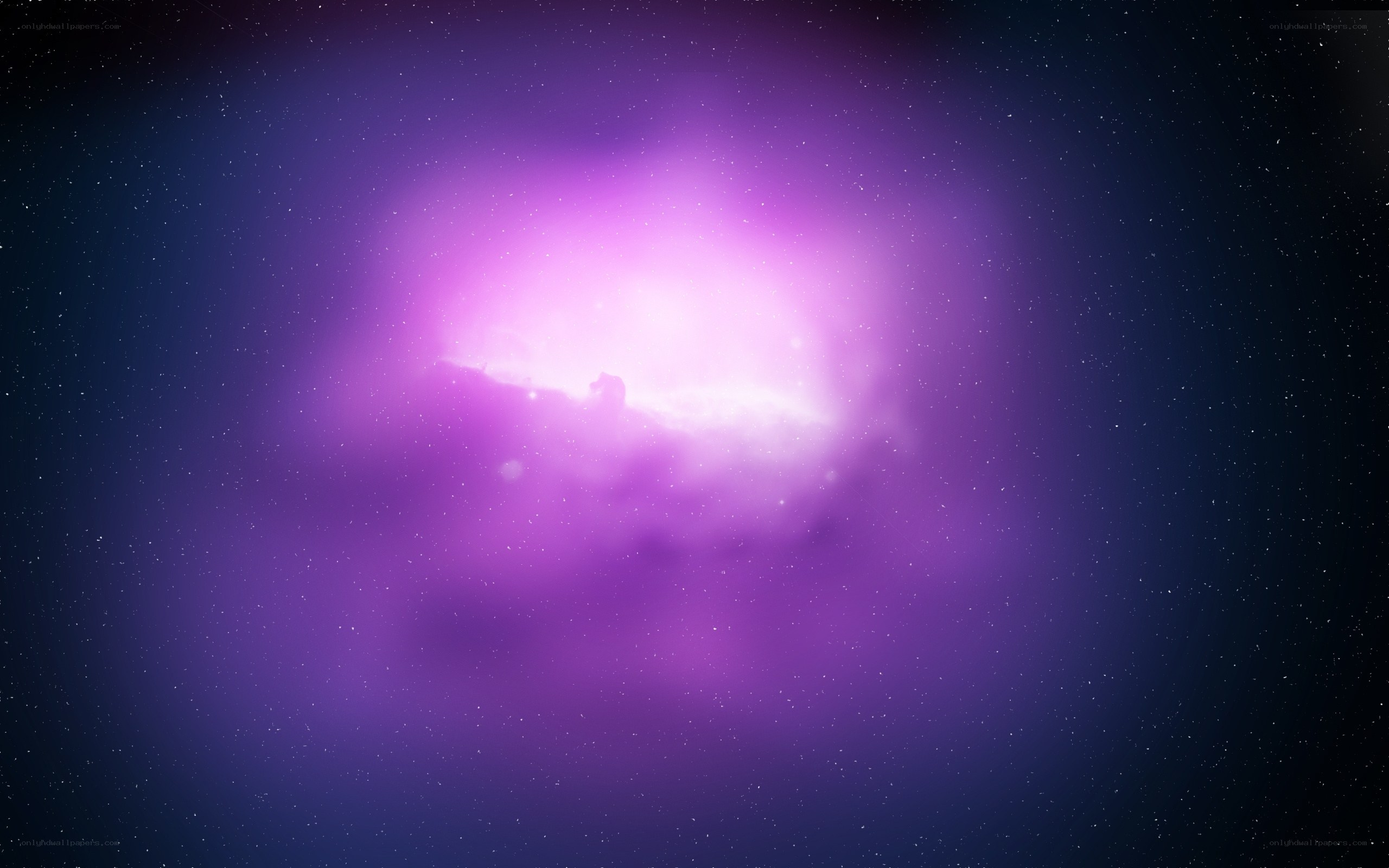 purple nebula in space