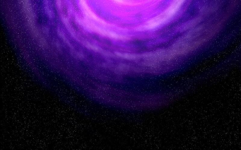 Purple Nebula in Space — Cosmic, Digital Art, Stars