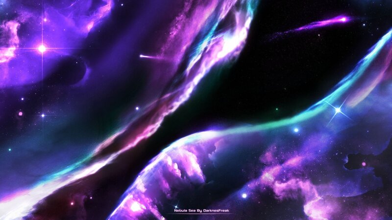 Purple Nebula Sea