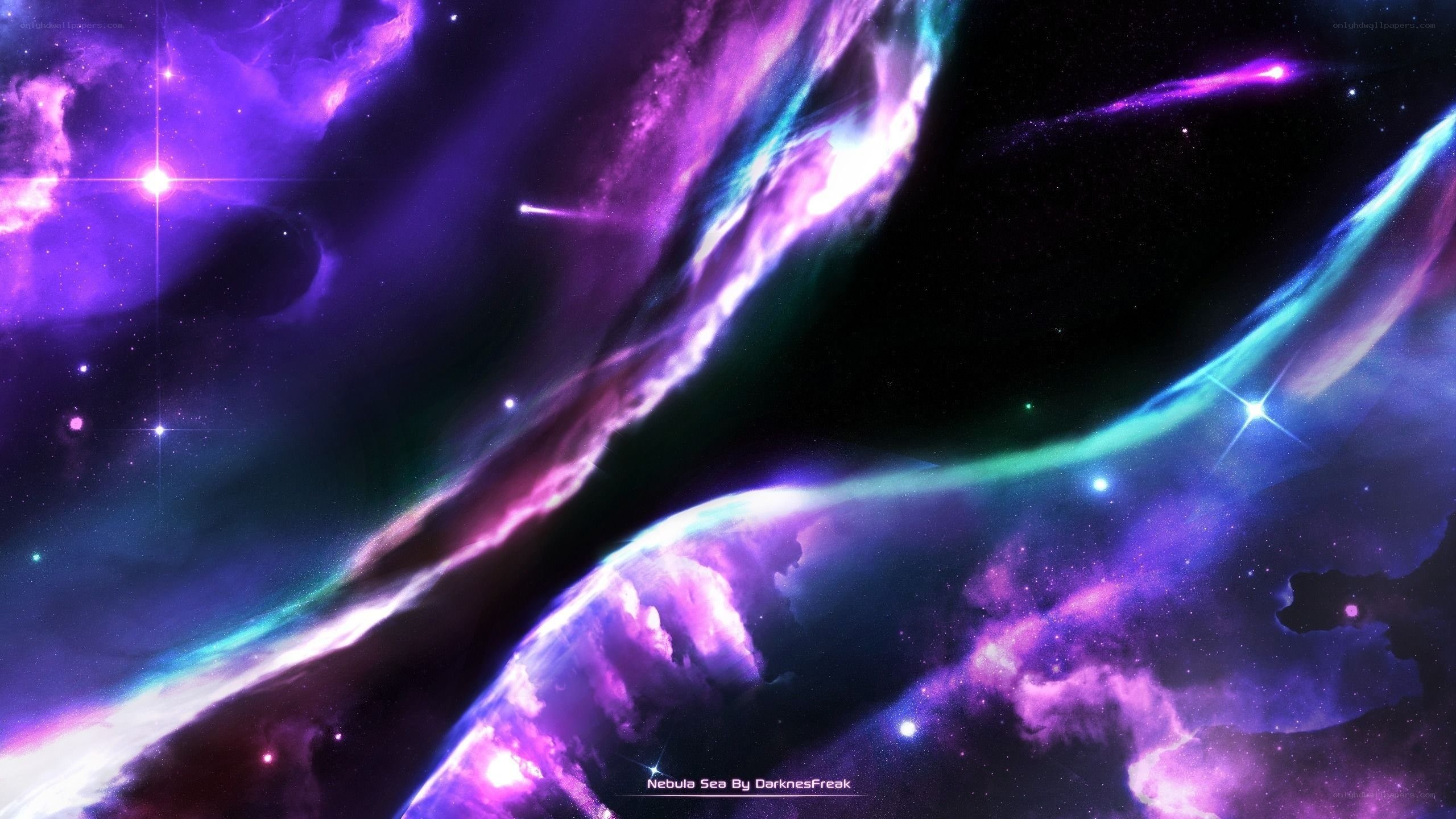 Purple Nebula Sea