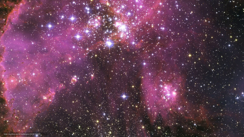 Purple Nebula Star Field