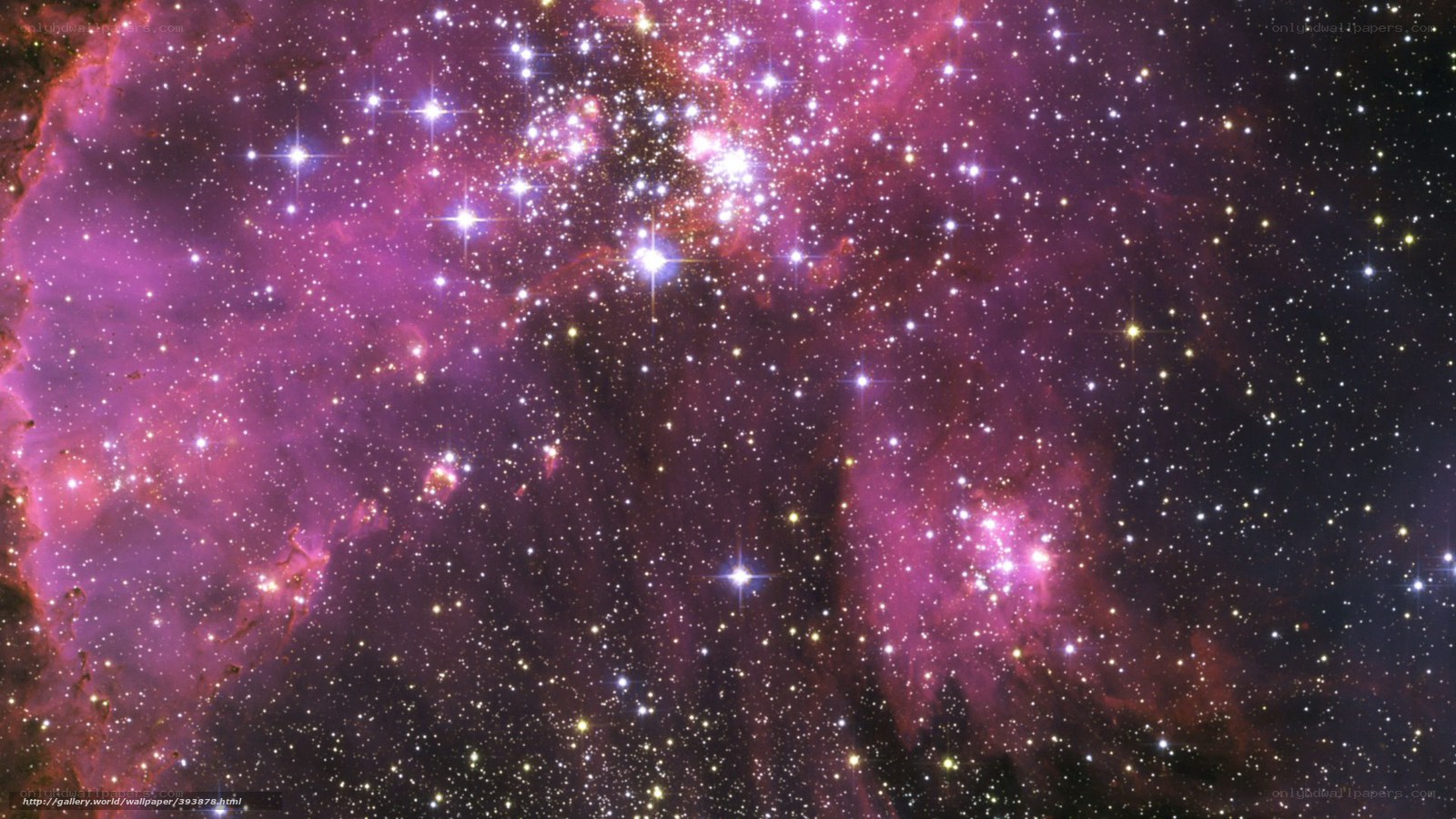 Purple Nebula Star Field