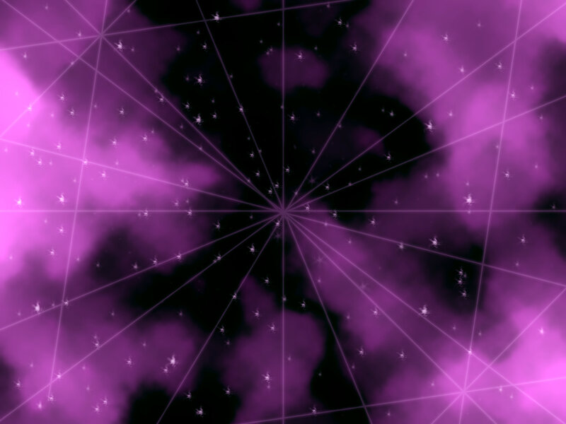 Purple Nebula with Stars — Cosmic