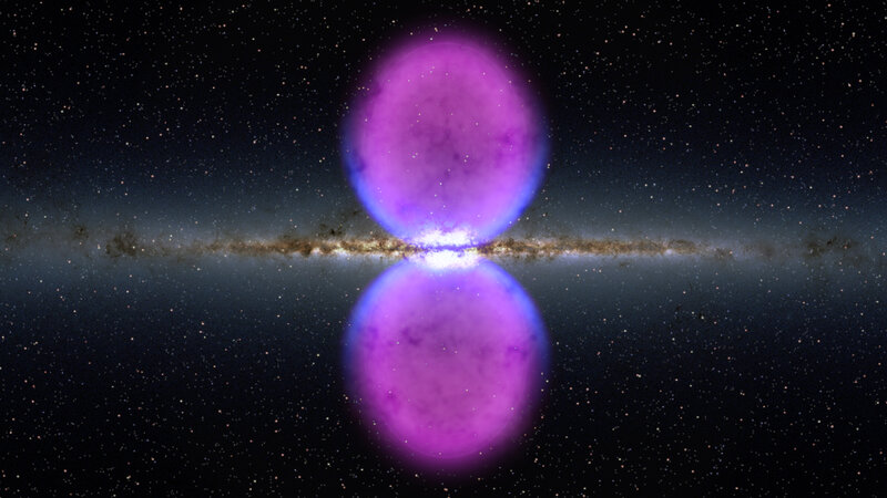Purple Nebulae in Space