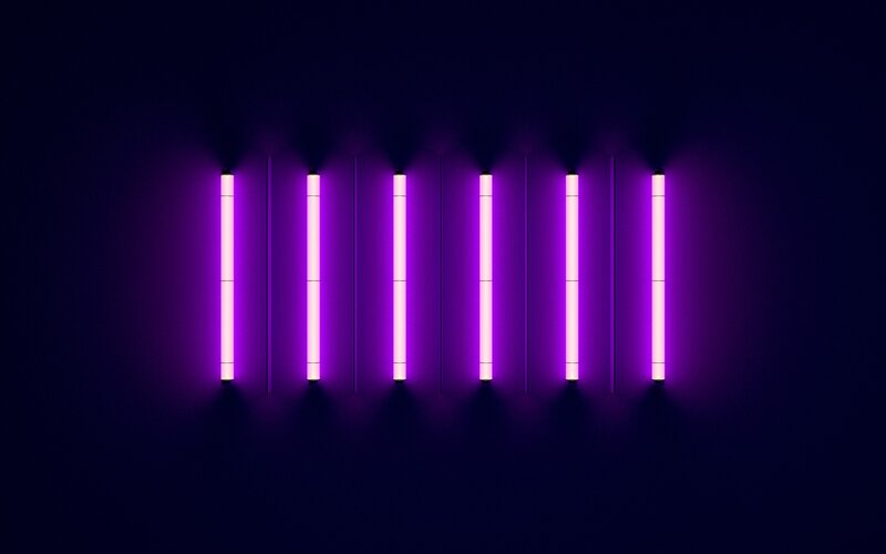 Purple Neon Tubes