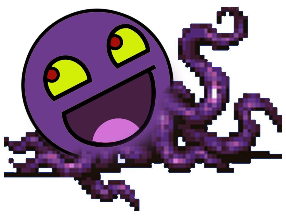 purple octopus character