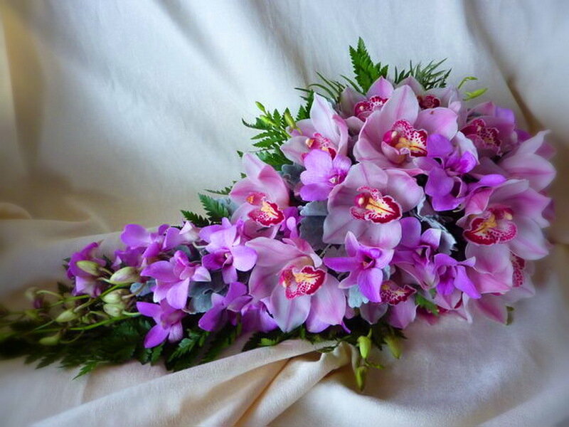 Purple Orchid Bouquet