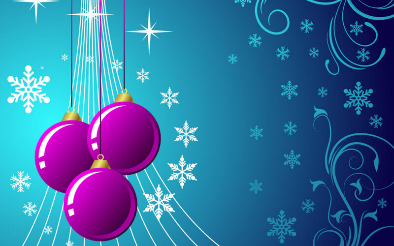 Purple Ornaments Hanging