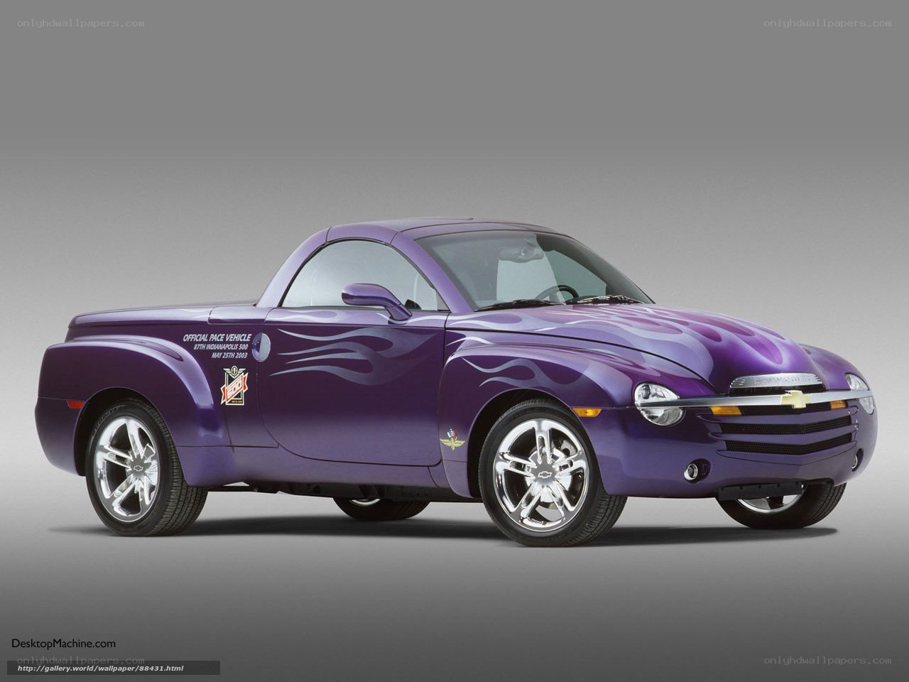 Purple pace vehicle truck