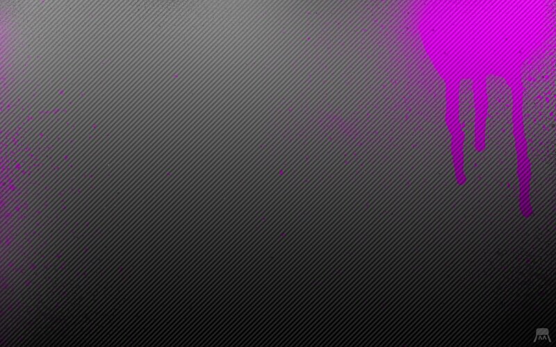 purple paint drip on gray background